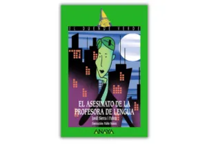 Portada del libro El asesinato de la profesora de lengua de Jordi Sierra i Fabra