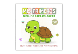 Libro para colorear 1–3 años | dibujos grandes y fáciles