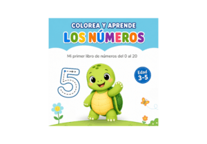 Libro de colorear para niños: aprender los números coloreando animales