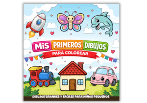 Mi primer libro para colorear 1-3 años. Dibujos grandes y fáciles