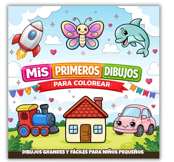 Mi primer libro para colorear 1-3 años