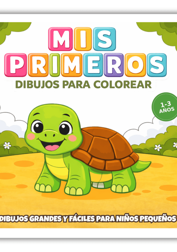 Mi primer libro para colorear ninos pequeños
