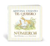 Ver en Amazon Portada del libro Adivina cuánto te quiero Números, con el conejito aprendiendo a contar junto a su papá