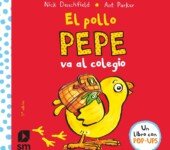 Ver en Amazon Portada del libro El Pollo Pepe va al colegio ideal para preparar a los niños para su primer día de clases