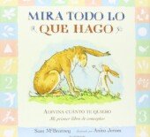 Portada del libro Adivina cuánto te quiero Mi primer libro de conceptos, que introduce conceptos básicos para niños pequeños