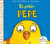Ver en Amazon Portada del libro infantil El Pollo Pepe ideal para niños pequeños con pop-ups y colores llamativos