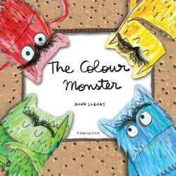Ver en Amazon Portada de The Colour Monster en inglés, libro para aprender emociones en otro idioma.