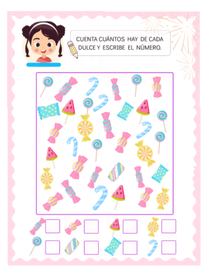 Actividad extraída del libro Mis primeras matemáticas