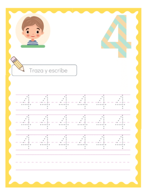 Una de las páginas del libro Mis primeras matemáticas
